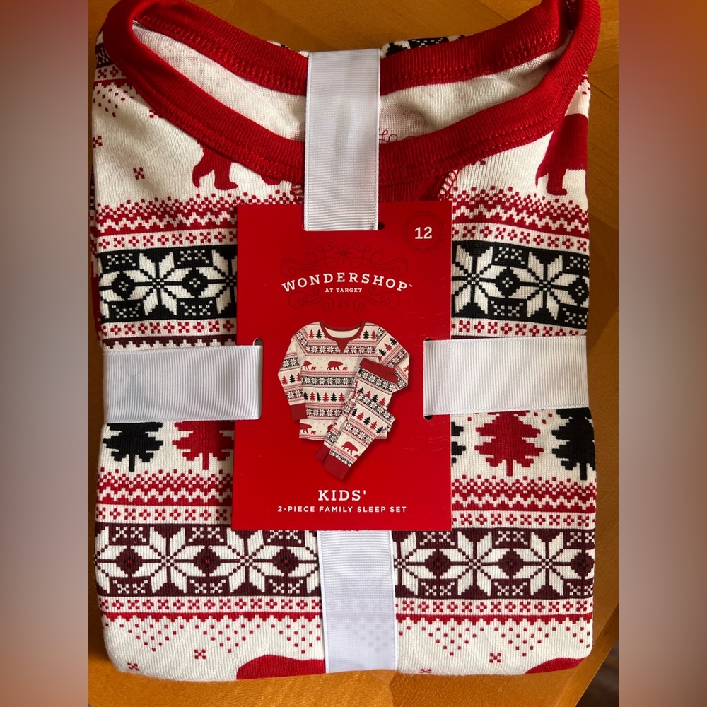 NWT Wondershop Kids’ Pajamas Size 12 ❤️